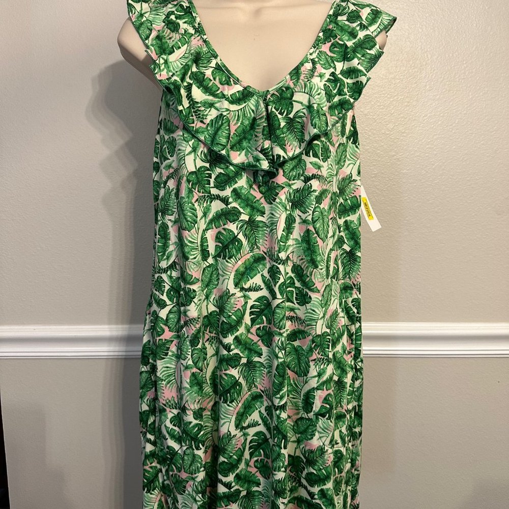 Betsey Johnson sleep shirt sleep dress with pockets loungewear mumu small NWT